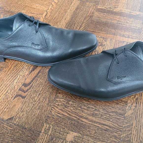 Salvatore Ferragamo Black Lace-Up Size 10.5D Made In Italy main image 7